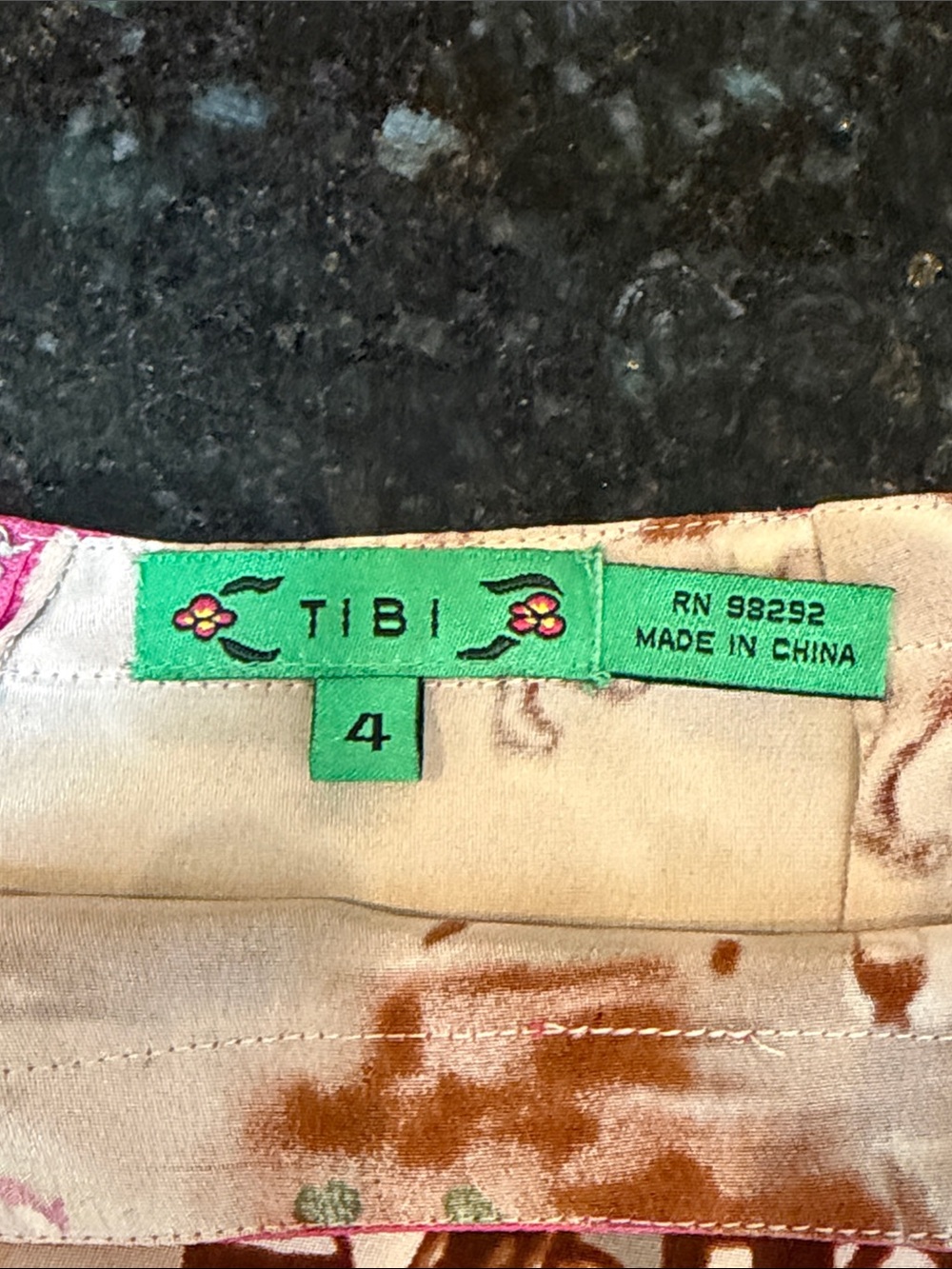 Tibi Silk Skirt - Equestrian horse-racing Sz 4 - Picture 5 of 5